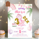 Recherche de pink dinosaur anniversaire invitations Pour enfants