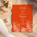 Recherche de programmes élégants de mariage invitations Typographie vintage