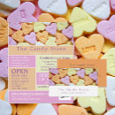 Recherche de confiserie cartes visite Magasin de bonbons