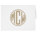 Recherche de kaki vœux cartes Monogramme