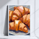 Suche nach croissant poster Bäckerei