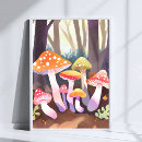 Recherche de champignon rouge posters Aquarelle