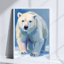 Recherche de ours blanc posters Aquarelle