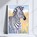 Recherche de rayures zèbre posters Blanc