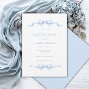 Recherche de ruban bleu invitations Bébé garçon
