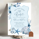 Recherche de coquillages bleus invitations Pour elle