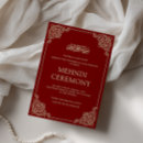Recherche de rouge cramoisi invitations Couple