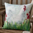 Recherche de coqs coussins Aquarelle