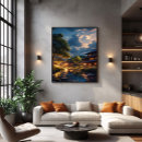 Suche nach japanische landschaft poster leinwandbilder Sonnenuntergang
