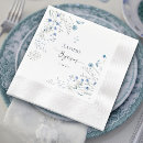 Recherche de bleue serviettes Floral