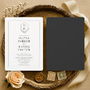 Recherche de monochrome mariage invitations De noir et blanc