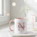 Recherche de rose poudre tasses Élégant
