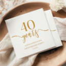 Recherche de anniversaire de 40 ans serviettes Minimaliste