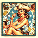 Suche nach vintage cowgirl poster Land