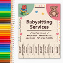 Suche nach tagesbetreuung flyer Babysitter
