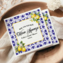 Recherche de motif citrons serviettes Mariée