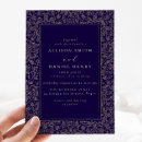 Recherche de cadre de mariage invitations Élégant