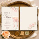 Recherche de rose de champagne invitations Bride