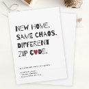 Recherche de humour faire part déménagement Changement d'adresse