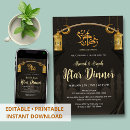 Recherche de or vip invitations Noir et or