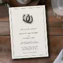 Recherche de style occidental invitations Bride