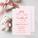Recherche de ruban de coeur invitations Bébé fille