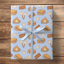 Recherche de feu de camp papier cadeau Randonnée