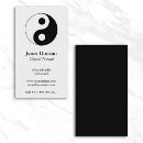 Suche nach yin und yang visitenkarten Yoga