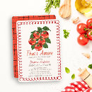 Recherche de tomate invitations Dessiné à la main