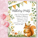 Suche nach eichhörnchen geburtstag einladungen Aquarell