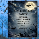 Recherche de pleine lune halloween invitations Chauve souris
