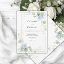 Recherche de hortensia mariage invitations Hortensias bleus