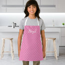 Recherche de rose de point de polka tabliers Mignon