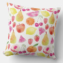 Recherche de motif fruit coussins Coloré