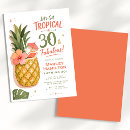 Recherche de style hawaïen invitations Rétro