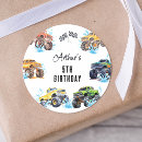 Recherche de anniversaire monstre autocollants Fête d'anniversaire de camion