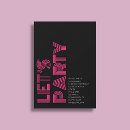 Recherche de noir et rose anniversaire invitations Minimaliste