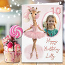 Recherche de girafes anniversaire cartes Pour enfants