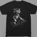 Suche nach katze dj tshirts Plattenspieler