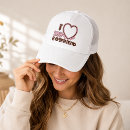 Recherche de amour rose casquettes Romantique