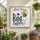 Recherche de abeille heureuse posters Pour tous