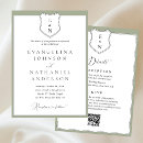 Recherche de crête de famille invitations Élégant