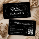 Recherche de calligraphie vintage cartes visite Simple