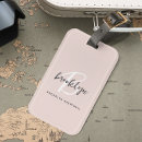 Recherche de gris rose bagages étiquettes Calligraphie