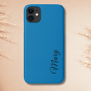 Recherche de nuances de bleu iphone coques Minimaliste