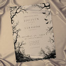 Recherche de goth mariage invitations Vintage