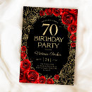 Recherche de rouge de noir et or invitations Pour elle