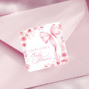 Recherche de fleur rose autocollants Mother to be
