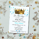 Recherche de crown baby shower invitations Royal
