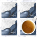 Recherche de marbre bleu dessous de verres Monogramme
